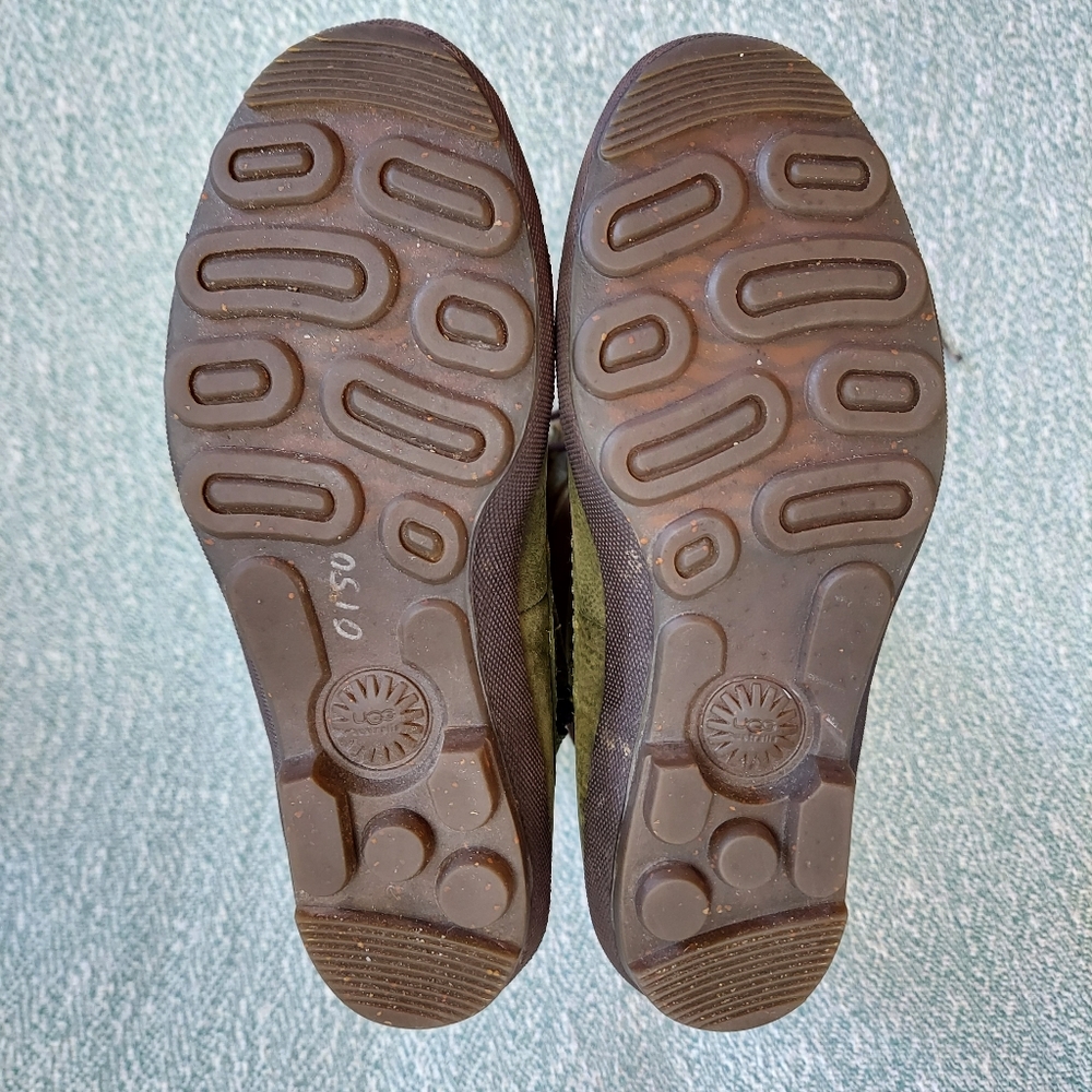 Ugg Becloud Waterproof Genuine Shearling Lined Tall Lace Up Boot Size 7 - Picture 10 of 13